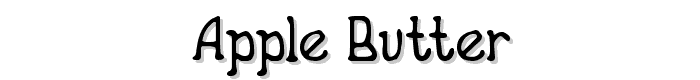 Apple Butter font